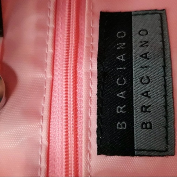 BRACIANO Laminated Cotton BOHO Updated Floral Snap Beach Tote Bag Pockets HTF - Picture 9 of 9